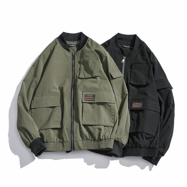 men's jackets 2021 casual baseball jacket korean streetwear college style coats man oversize fashion clothing, Black;brown
men's jackets 2021 casual baseball jacket korean streetwear college style coats man oversize fashion clothing, Black;brown
