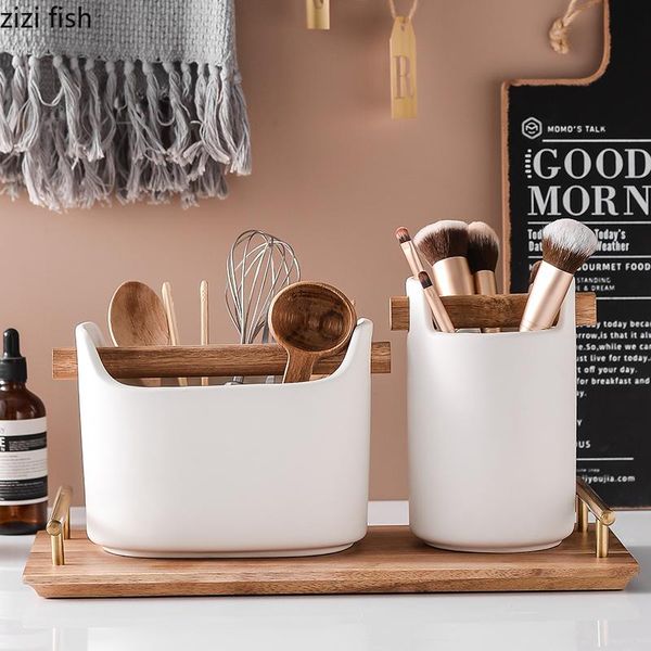 storage bottles & jars european-style barrel-shaped ceramic drain chopstick holder kitchen container household spoon knives tableware rack
storage bottles & jars european-style barrel-shaped ceramic drain chopstick holder kitchen container household spoon knives tableware rack