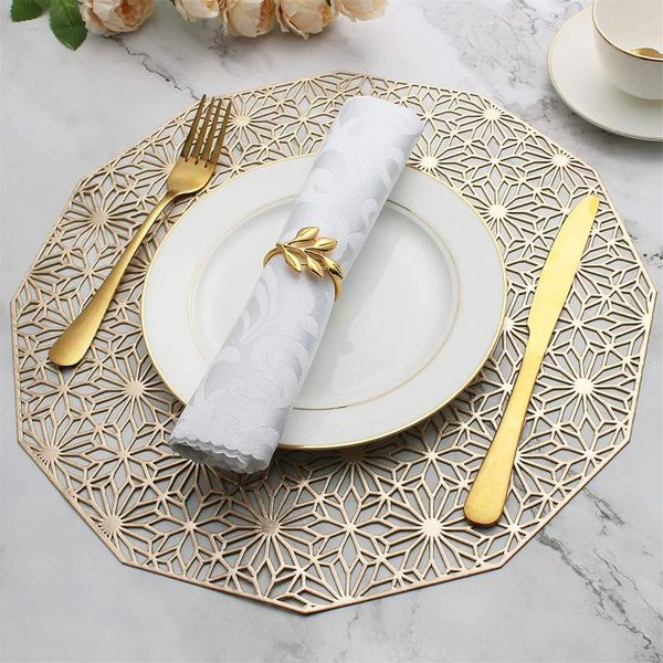 mats & pads 6pcs hollowed out placemats for dining table wipeable place mat holiday wedding dinner decoration l23
mats & pads 6pcs hollowed out placemats for dining table wipeable place mat holiday wedding dinner decoration l23