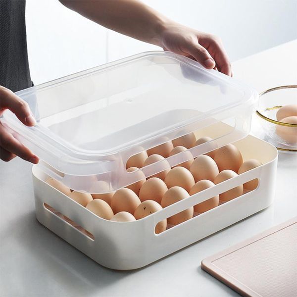 storage bottles & jars 24grid egg box transparent eggs refrigerator organizer crisper food container home kitchen racks
storage bottles & jars 24grid egg box transparent eggs refrigerator organizer crisper food container home kitchen racks