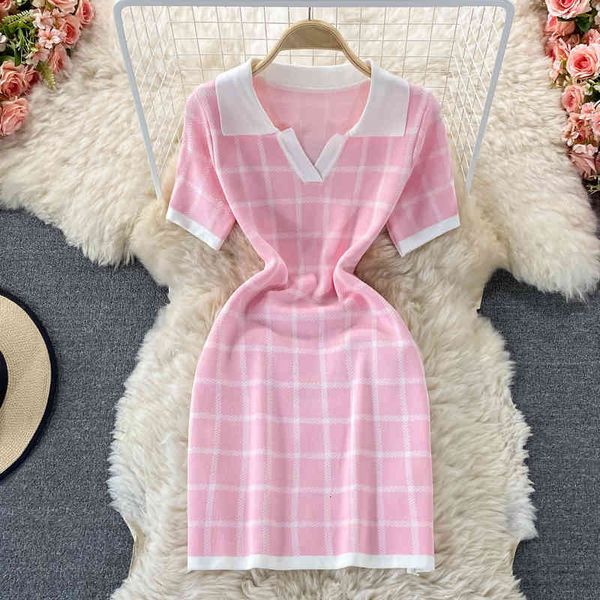 casual dresses sweet summer fashion short sleeve sheath bodycon mini women plaid knitted sweater robe femme vestidos gpcj, Black;gray
casual dresses sweet summer fashion short sleeve sheath bodycon mini women plaid knitted sweater robe femme vestidos gpcj, Black;gray