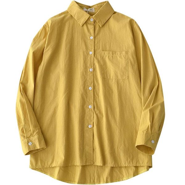 women's blouses & shirts long-sleeved women safari style 2021 summer solid loose casual all match female girl outwear coat, White
women's blouses & shirts long-sleeved women safari style 2021 summer solid loose casual all match female girl outwear coat, White