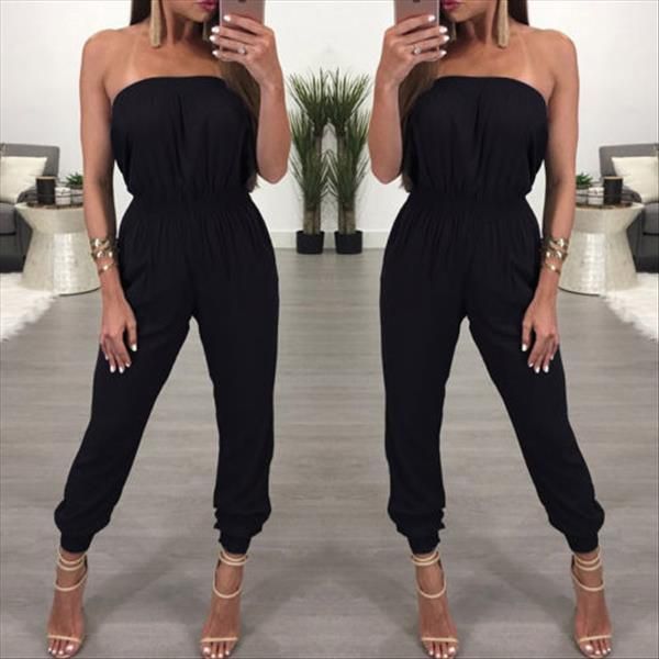 summer off shoulder womens romper clubwear playsuit bodycon party trousers, Black;white
summer off shoulder womens romper clubwear playsuit bodycon party trousers, Black;white
