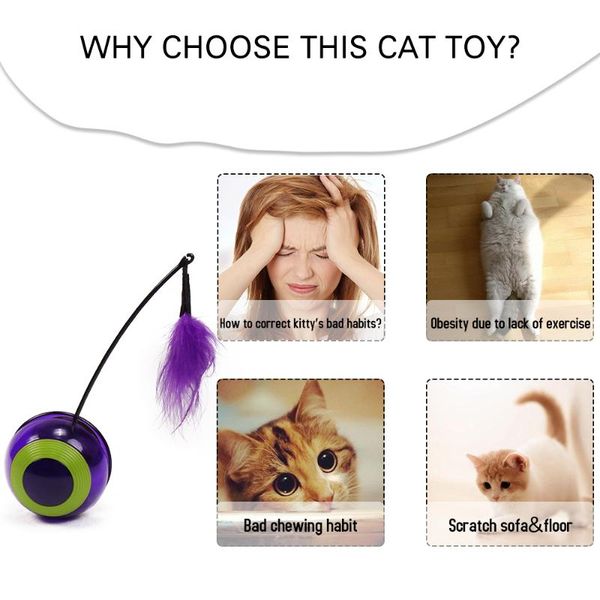 funny pet cat toys tumbler ball toy electronic motion multi function automatic mouse for cats with chaser light sound
funny pet cat toys tumbler ball toy electronic motion multi function automatic mouse for cats with chaser light sound