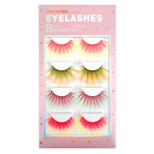 false eyelashes 7pairs fiber colored fluffy long thick cosplay natural soft 3d extension makeup lashes tool
false eyelashes 7pairs fiber colored fluffy long thick cosplay natural soft 3d extension makeup lashes tool