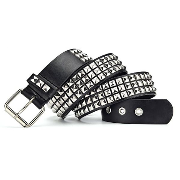 belts 2022 luxury square bead rivet belt metal pyramid straps men and women punk rock hardware jeans designer female waist, Black;brown
belts 2022 luxury square bead rivet belt metal pyramid straps men and women punk rock hardware jeans designer female waist, Black;brown