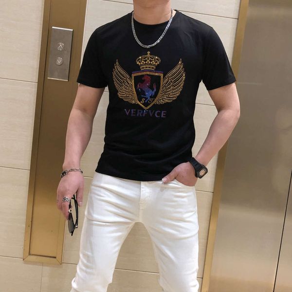 shirt 2021 summer polo short sve 0 men's slim personality horse ironing round ne t-shirt, White;black
shirt 2021 summer polo short sve 0 men's slim personality horse ironing round ne t-shirt, White;black