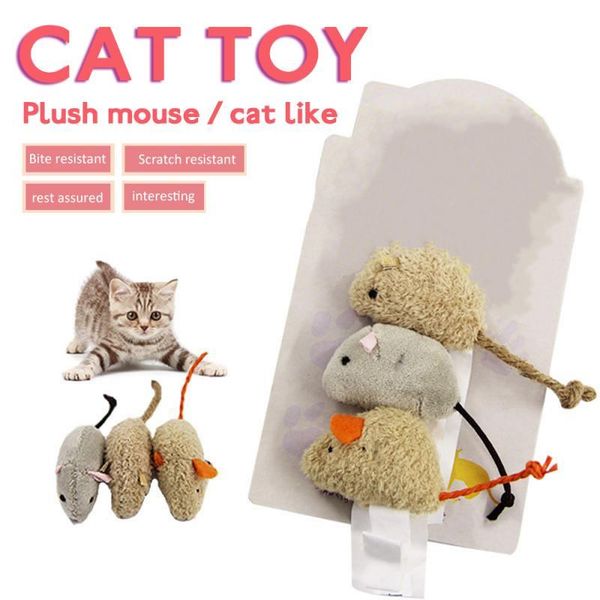 cat toys 3pcs cute pet bite-resistant toy plush simulated little mouse mouselet hide and seek game props rat squeak
cat toys 3pcs cute pet bite-resistant toy plush simulated little mouse mouselet hide and seek game props rat squeak