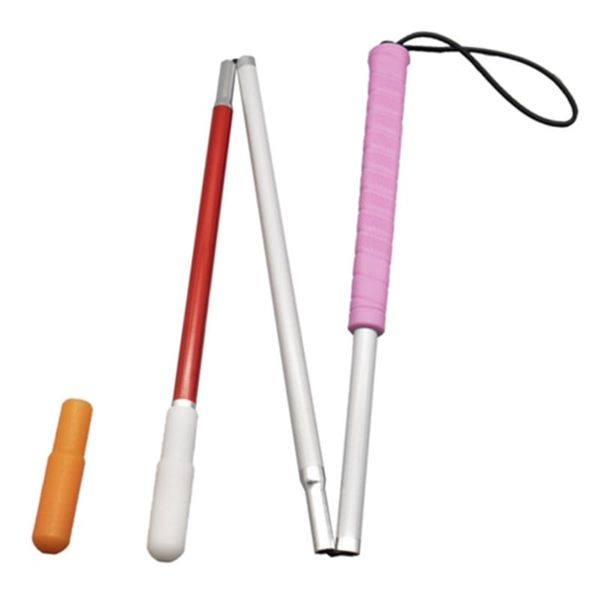 trekking poles 70cm - 80 cm aluminium folding blind cane , white ,pink handle, with 2 tips, 3pea-pik
trekking poles 70cm - 80 cm aluminium folding blind cane , white ,pink handle, with 2 tips, 3pea-pik