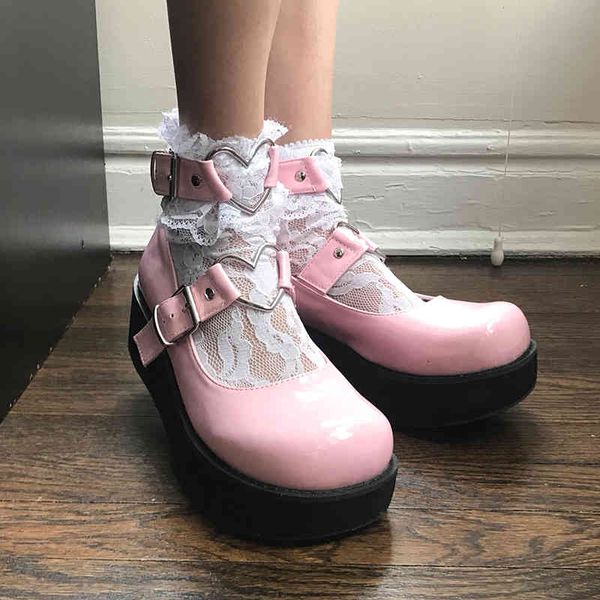 sandals ins girls lolita cosplay wees heart buckle platform round toe women pumps spring autumn sweet chunk shoes woman, Black
sandals ins girls lolita cosplay wees heart buckle platform round toe women pumps spring autumn sweet chunk shoes woman, Black