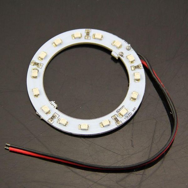 car headlights 2x 12v 60mm 15 led 3528 chip smd angel eyes bright red ring light l41c
car headlights 2x 12v 60mm 15 led 3528 chip smd angel eyes bright red ring light l41c