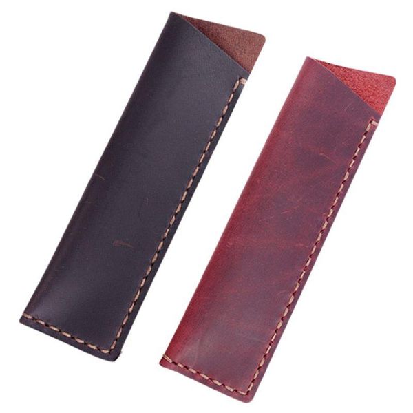 retro leather pen holder corner ballpoint protective sleeve cover straight stiched handmade fountain pouch for single pencil bags
retro leather pen holder corner ballpoint protective sleeve cover straight stiched handmade fountain pouch for single pencil bags