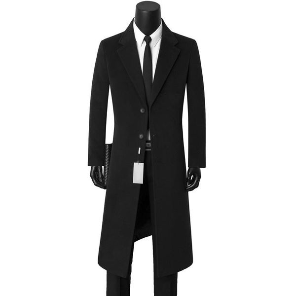 men's wool & blends size plus 9xl men business casual cashmere coat lapel single-breasted long woolen windbreaker autumn winter male ko, Black
men's wool & blends size plus 9xl men business casual cashmere coat lapel single-breasted long woolen windbreaker autumn winter male ko, Black