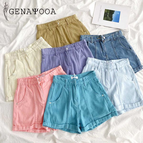 genayooa casual high waist shorts demin summer mini short jeans women denim fashion korean ladies short feminino 210616, White;black
genayooa casual high waist shorts demin summer mini short jeans women denim fashion korean ladies short feminino 210616, White;black