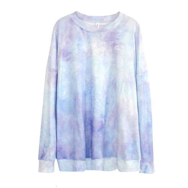 women's sweaters female sweatshirt, butterfly print, long-sleeve shirt with a hood and tie dye, round collar, street clothes u6n0, White;black
women's sweaters female sweatshirt, butterfly print, long-sleeve shirt with a hood and tie dye, round collar, street clothes u6n0, White;black