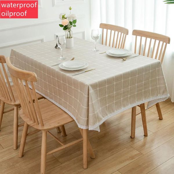 table cloth cotton linen waterproof oilproof lace selvage thick el wedding dining cover
table cloth cotton linen waterproof oilproof lace selvage thick el wedding dining cover