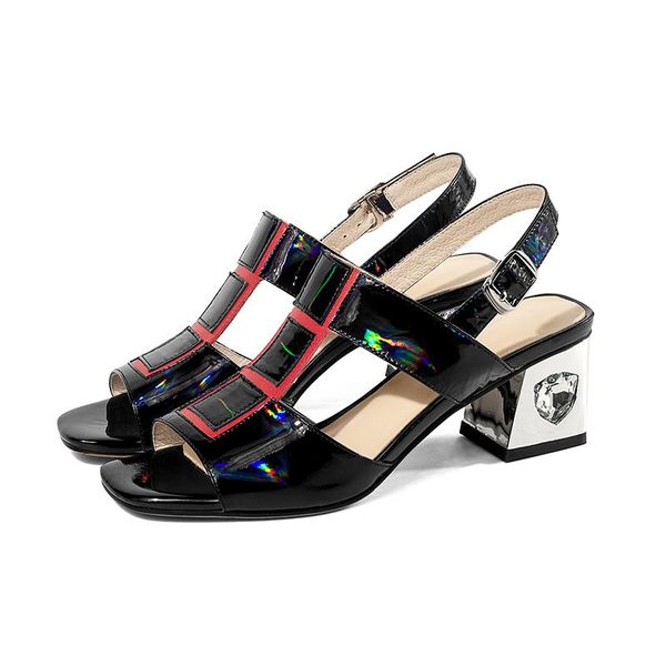 lucyever genuine leather high heels sandals women summer 2021 quality rhinestone heel laser woman party shoes black
lucyever genuine leather high heels sandals women summer 2021 quality rhinestone heel laser woman party shoes black