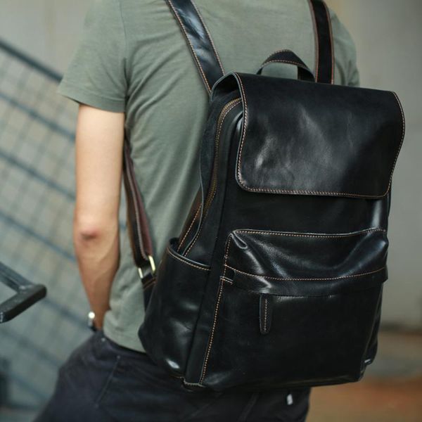 backpack full grain cowhide men genuine leather travel casual school bags mens laprucksack
backpack full grain cowhide men genuine leather travel casual school bags mens laprucksack