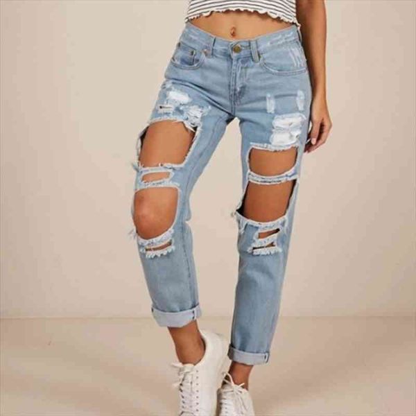 beggar knee big hole ripped distressed jeans for women high waist boyfriend jeans destroyed denim woman broken denim pants, Blue
beggar knee big hole ripped distressed jeans for women high waist boyfriend jeans destroyed denim woman broken denim pants, Blue