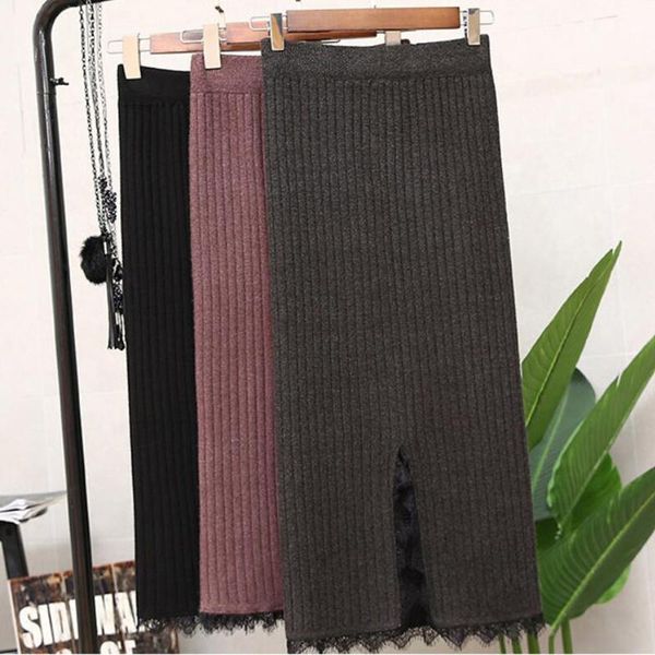 skirts elastic women 2021 spring autumn high waist lace warm elegant knitted ribbed mid-long skirt black plus size
skirts elastic women 2021 spring autumn high waist lace warm elegant knitted ribbed mid-long skirt black plus size