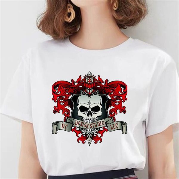and womens fashion characteristic skull men t shirts women image printed tshirts harajuku casual clothing solid color female, White;black
and womens fashion characteristic skull men t shirts women image printed tshirts harajuku casual clothing solid color female, White;black
