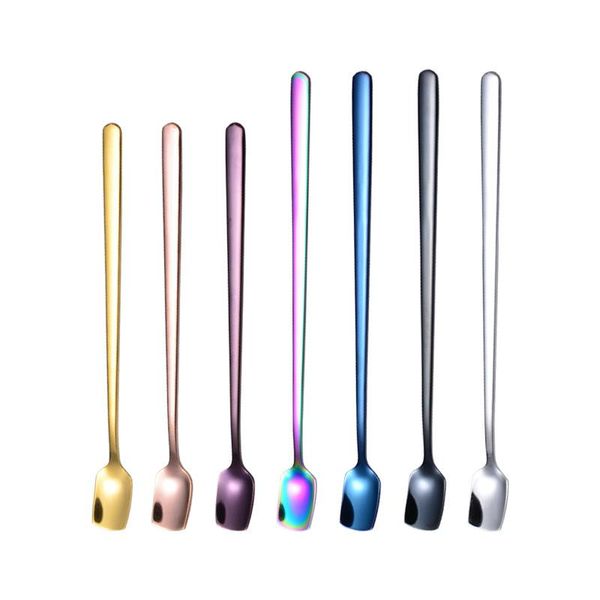 spoons stainless steel mixing spoon with long handle ice titanium plating ladle for dinnerware 7 pieces/set
spoons stainless steel mixing spoon with long handle ice titanium plating ladle for dinnerware 7 pieces/set