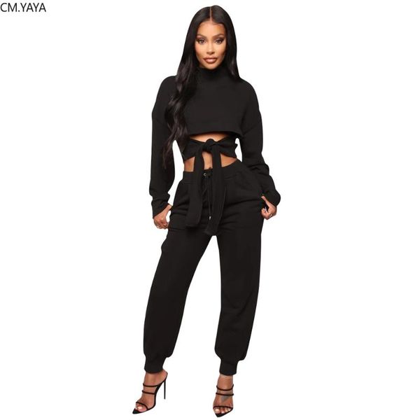 two piece dress autumn winter women set turtleneck full sleeve lace up crop pants suits 2 outfits sportswear tracksuits ls6321, White
two piece dress autumn winter women set turtleneck full sleeve lace up crop pants suits 2 outfits sportswear tracksuits ls6321, White