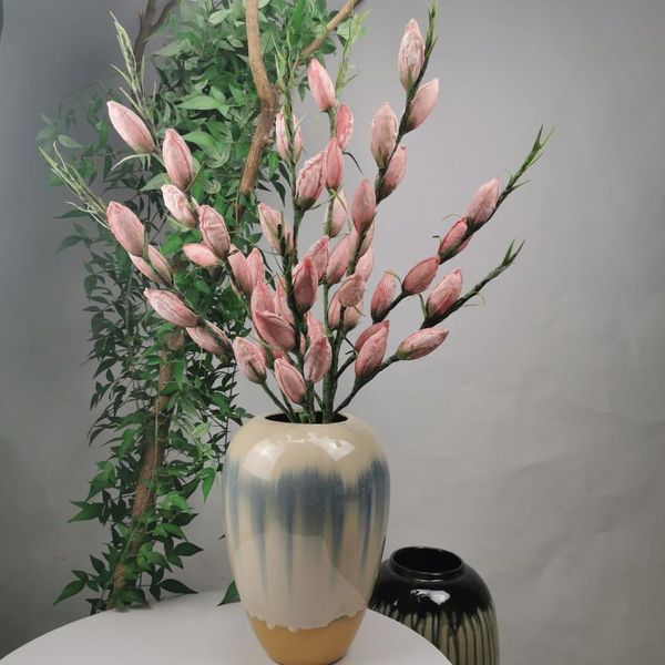 decorative flowers & wreaths 110cm5 fork large magnolia branch pink plastic big flower bud arrangement material home living room garden wedd
decorative flowers & wreaths 110cm5 fork large magnolia branch pink plastic big flower bud arrangement material home living room garden wedd