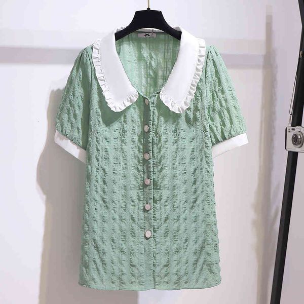 shirts plus size 6xl 5xl 4xl 3xl 2xl female short summer femme elegand peter pan collar mujer, White
shirts plus size 6xl 5xl 4xl 3xl 2xl female short summer femme elegand peter pan collar mujer, White