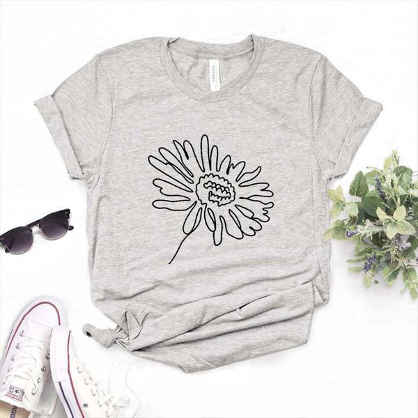 wild flower daisy print women t shirts cotton casual funny yong girl tee a 1396, White
wild flower daisy print women t shirts cotton casual funny yong girl tee a 1396, White