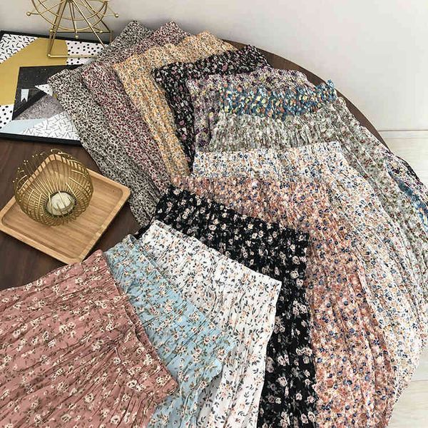 new summer fashion folds over the knee beach sweet retro floral vintage for womens korean midi pleated skirt women 210323, Black
new summer fashion folds over the knee beach sweet retro floral vintage for womens korean midi pleated skirt women 210323, Black