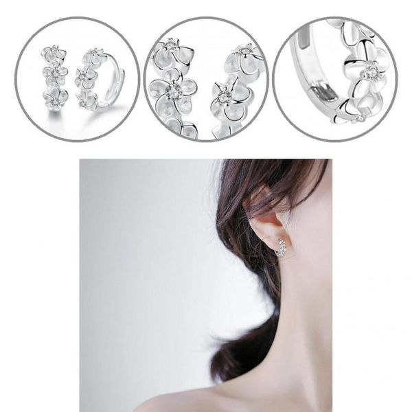 hoop & huggie 1 pair women earrings temperament delicate jewelry accessories, Golden;silver
hoop & huggie 1 pair women earrings temperament delicate jewelry accessories, Golden;silver