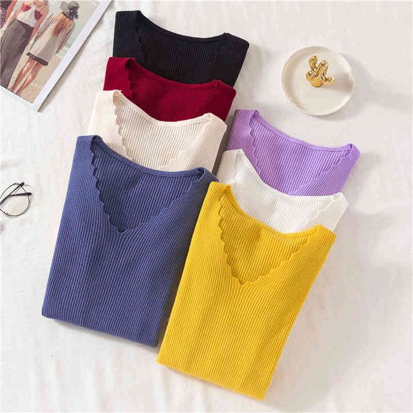 women's sweaters new thin v-neck knitted sweater womens clothing summer elasticity korean long sleeve women sueter mujer pull femme 7r1, White;black
women's sweaters new thin v-neck knitted sweater womens clothing summer elasticity korean long sleeve women sueter mujer pull femme 7r1, White;black