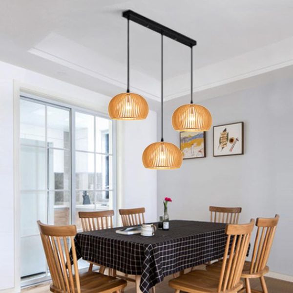 modern restaurant pendant lamp hand knitted wooden cage nordic combined bar real wood hanging lights lamps
modern restaurant pendant lamp hand knitted wooden cage nordic combined bar real wood hanging lights lamps