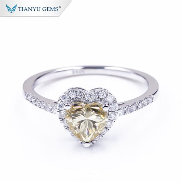 wedding rings tianyu gems love ring 925 sterling silver heart moissanite stone women engagement, Slivery;golden
wedding rings tianyu gems love ring 925 sterling silver heart moissanite stone women engagement, Slivery;golden