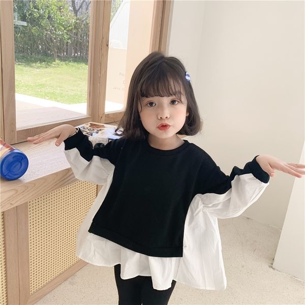 2021 spring new stitching loose bat sleeve girl circular collar foreign air a263, Blue;red
2021 spring new stitching loose bat sleeve girl circular collar foreign air a263, Blue;red