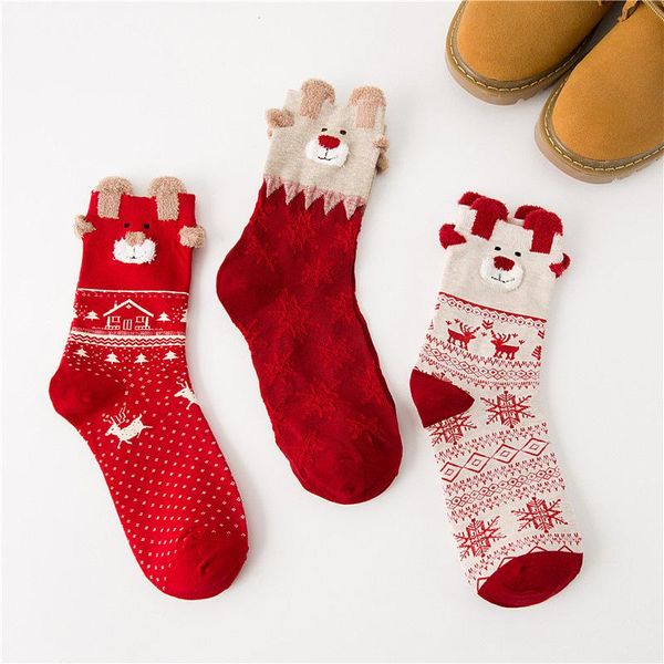 winter christmas cartoon elk cute female long socks personality in red funny happy warm fashion gift santa claus & hosiery, Black;white
winter christmas cartoon elk cute female long socks personality in red funny happy warm fashion gift santa claus & hosiery, Black;white