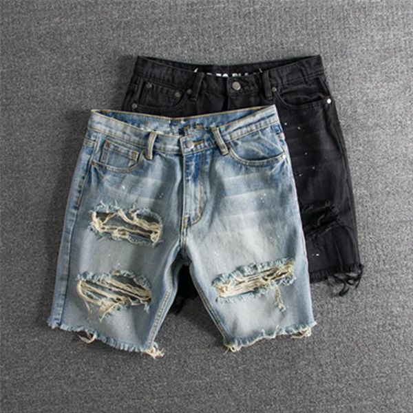 cowboy shorts jeans men's denim short men hole pants summer male hip hop beggar zipper gay streetwear, Blue
cowboy shorts jeans men's denim short men hole pants summer male hip hop beggar zipper gay streetwear, Blue