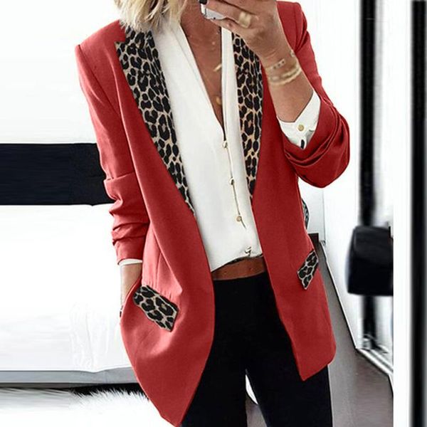 women's suits & blazers 2021autumn stylish winter solid color pocket temperament women casual blazer leopard print long-sleeved small s, White;black
women's suits & blazers 2021autumn stylish winter solid color pocket temperament women casual blazer leopard print long-sleeved small s, White;black