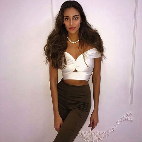women's tanks & camis white bandage crop 2021 arrival off shoulder dress bodycon women summer party evening club outfits
women's tanks & camis white bandage crop 2021 arrival off shoulder dress bodycon women summer party evening club outfits
