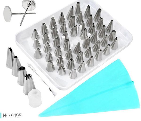 baking & pastry tools 52pcs cake decorating pipe icing nozzles supplies stainless steel dessert decoration kitchen accessories
baking & pastry tools 52pcs cake decorating pipe icing nozzles supplies stainless steel dessert decoration kitchen accessories