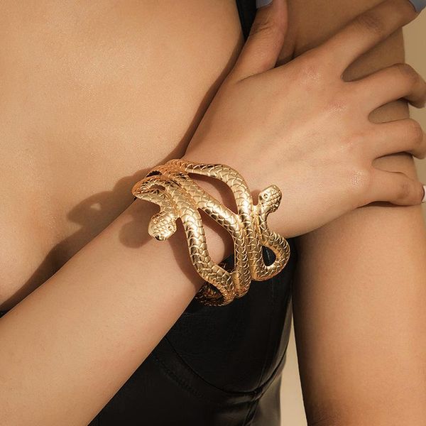 charm bracelets arrival punk fashion coiled snake spiral upper arm cuff armlet armband bangle bracelet men jewelry for women party barcelets, Golden;silver
charm bracelets arrival punk fashion coiled snake spiral upper arm cuff armlet armband bangle bracelet men jewelry for women party barcelets, Golden;silver