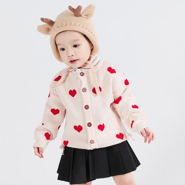 pullover lovely heart knitting small baby sweater coats for infant 2021 autumn long sleeve outwear child girl sweaters, Blue
pullover lovely heart knitting small baby sweater coats for infant 2021 autumn long sleeve outwear child girl sweaters, Blue