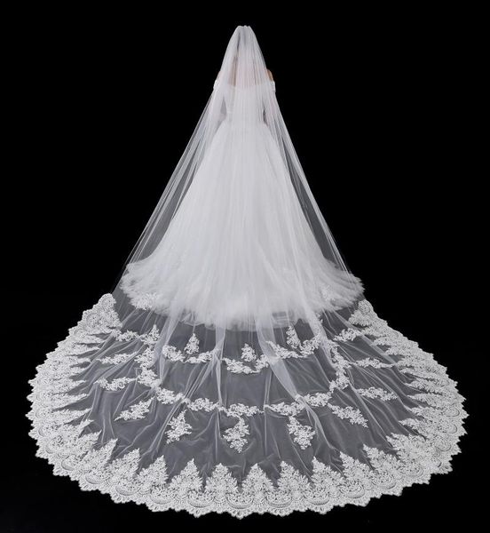 bridal veils customized 5 meter white ivory wedding long lace edge veil with comb accessories bride 2021, Black
bridal veils customized 5 meter white ivory wedding long lace edge veil with comb accessories bride 2021, Black