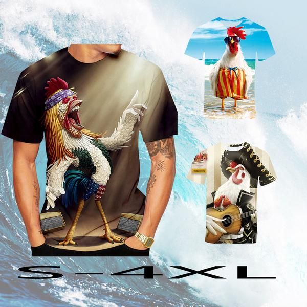men's t-shirts 2021 fashion cool 3d printing funny chiken t-shirt high-quality casual loose plus size s-4xl, White;black
men's t-shirts 2021 fashion cool 3d printing funny chiken t-shirt high-quality casual loose plus size s-4xl, White;black