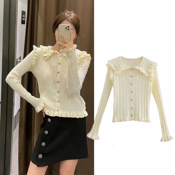 women's hoodies & sweatshirts 2021 new fashion spring short pure color knit long sleeve round neck lace sweater jewelry button dec, Black
women's hoodies & sweatshirts 2021 new fashion spring short pure color knit long sleeve round neck lace sweater jewelry button dec, Black