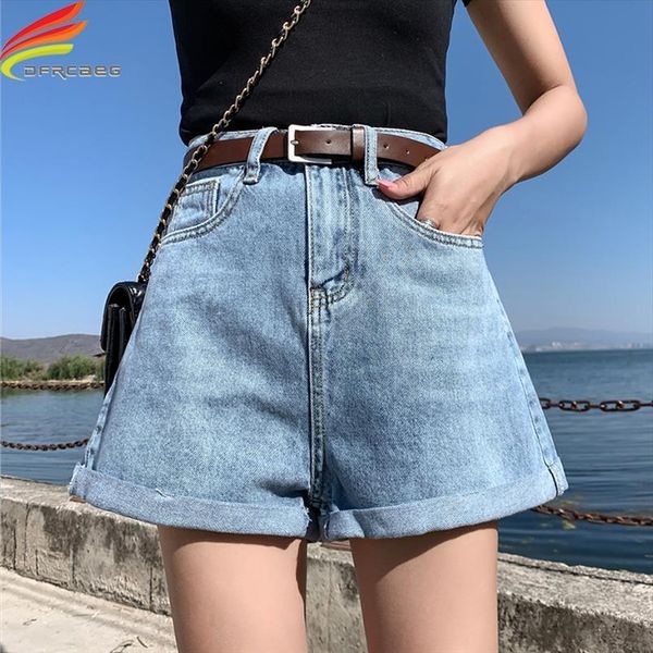 belt high waist womens shorts denim crimping summer arrival blue jean pockets loose jeans short, White;black
belt high waist womens shorts denim crimping summer arrival blue jean pockets loose jeans short, White;black