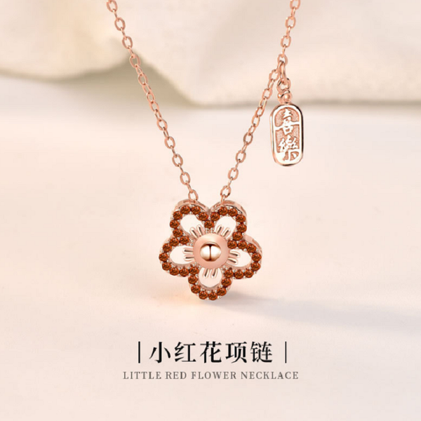 chains send you a small red flower sterling silver necklace female ins wind fresh sen department personality minority collarbone chain
chains send you a small red flower sterling silver necklace female ins wind fresh sen department personality minority collarbone chain