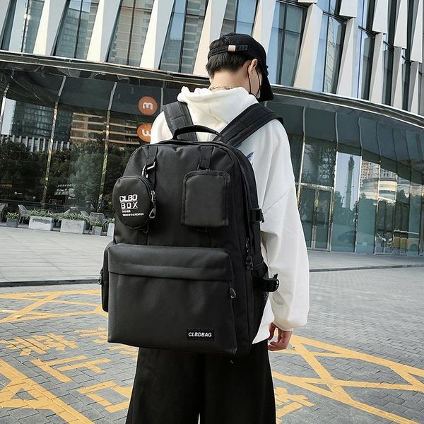 backpack student men trendy women cool boy school bag girl waterproof nylon big male book female college unisex
backpack student men trendy women cool boy school bag girl waterproof nylon big male book female college unisex
