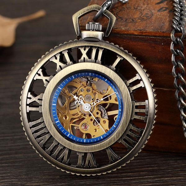 pocket watches retro bronze roman number hollow dial mechanical watch steampunk skeleton vintage fob chain male clock relogi, Slivery;golden
pocket watches retro bronze roman number hollow dial mechanical watch steampunk skeleton vintage fob chain male clock relogi, Slivery;golden